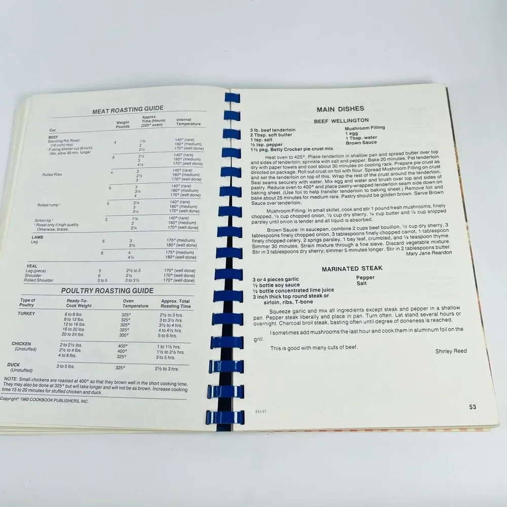 Good Shepherd Parish Cookbook Various 1985 Spiral Bound Vintage Cookbook Omaha